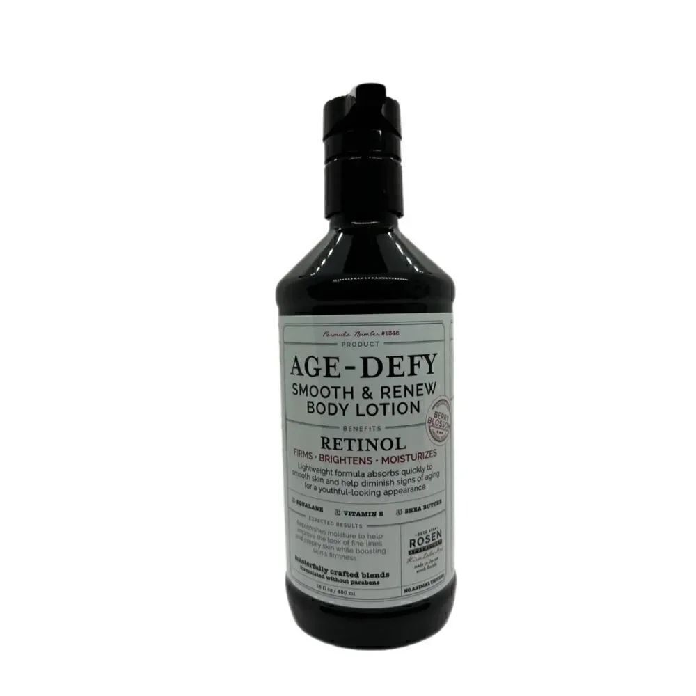 Rosen Apothecary Age Defy Smooth and Renew Body Lotion, Berry Blossom Scent, New
